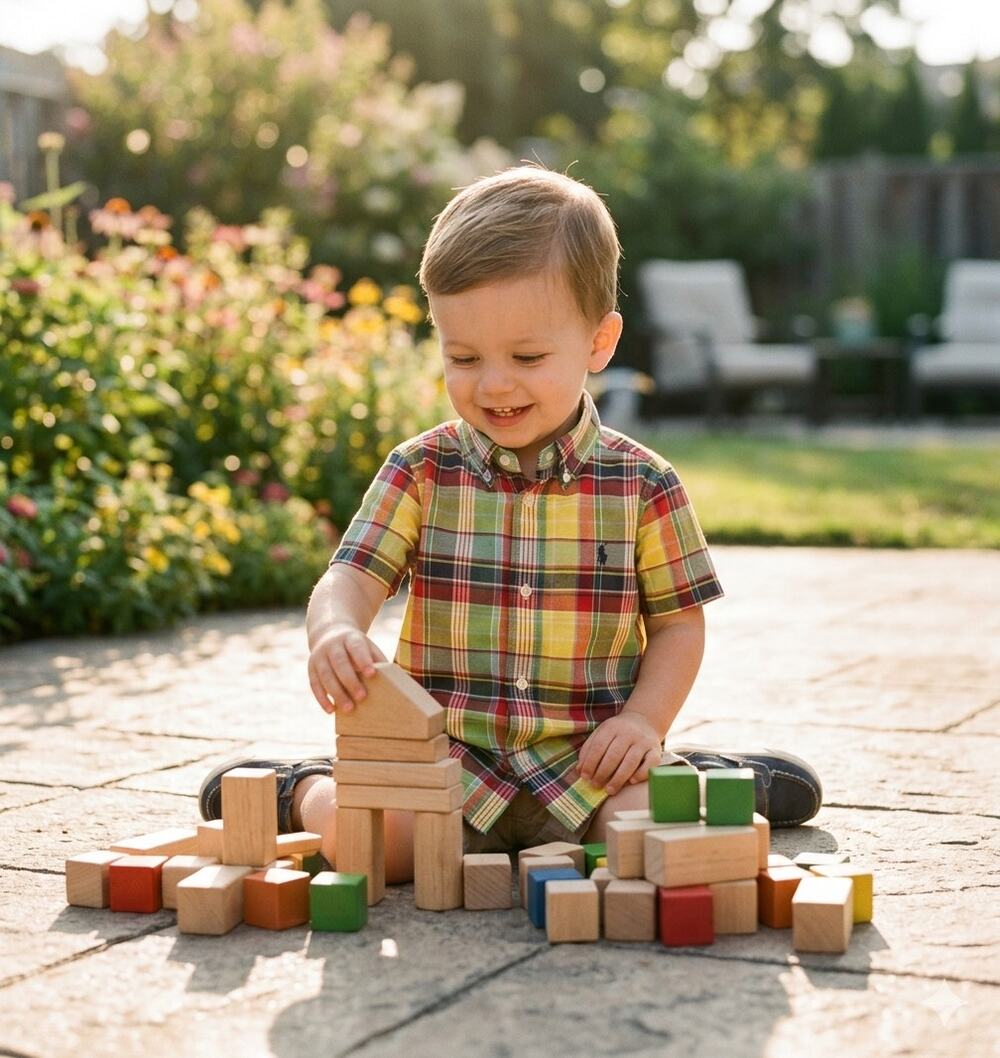 Polo Ralph Lauren Preppy Boy 2T Bright Madras Plaid SS Woven Button Down Shirt